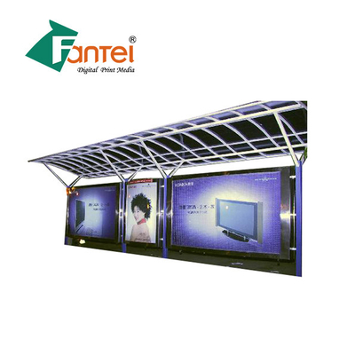 Eko Solvent PVC önden aydınlatmalı katlanabilir pankart 510gsm 300D*500D 18*12 Zemin Işık Kutusu için