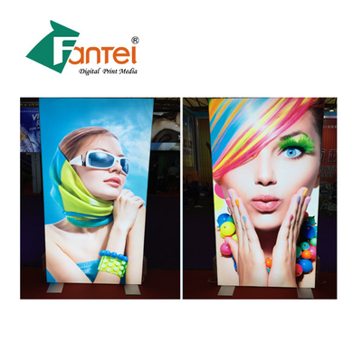 FENGTAI Çözgü Örme Ekran Afişleri Windproof Özelleştirilmiş Yukarı Çekin
