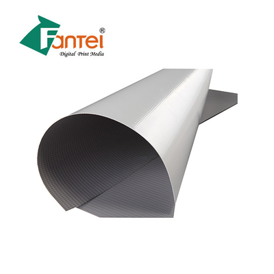 500X500 340g dış mekan PVC Afiş Ruloları Gri 5 Metre Kendi Kendini Temizler