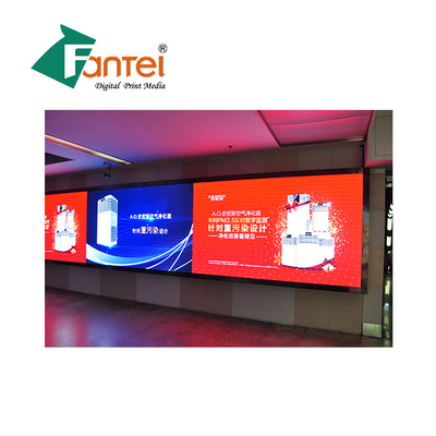 440gsm / 510gsm Dış Mekan PVC Afiş Ruloları Çift Taraflı Flex Levha Soğuk Lamine