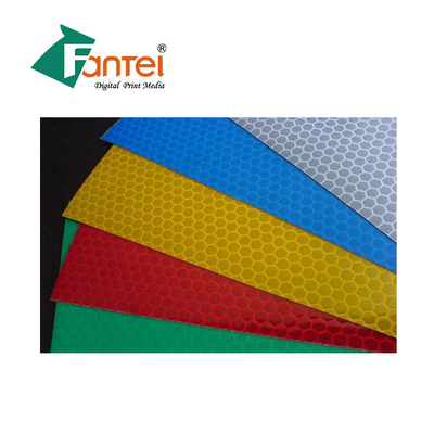 ISO Reflektif Flex Banner 50M, Tabela Panel Baskı için PVC Reflektif Levha