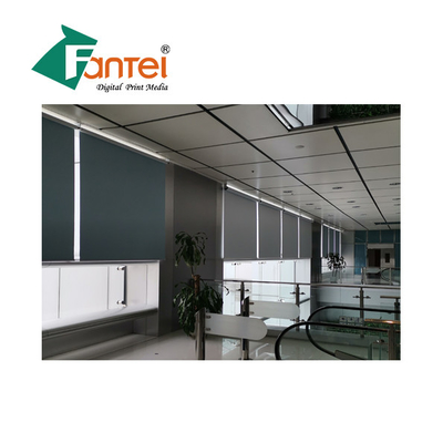 İki Taraflı 540GSM Karartma Perdesi Kumaş Malzemesi Mat PVC Lamine