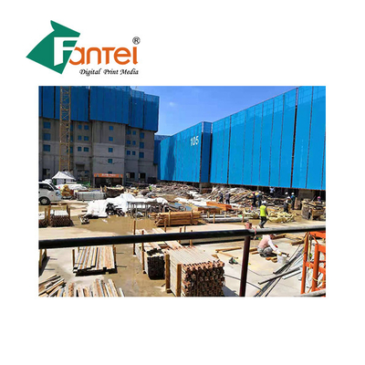 Bina Güvenliği Koruması için Özel Mesh PVC Afiş Yüksek Mukavemet
